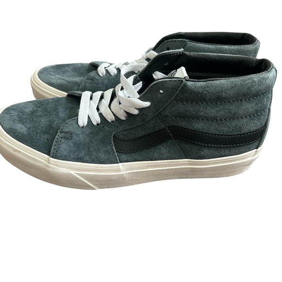Vans unisex Black and Gray Suede Sneakers - Picture 4 of 7